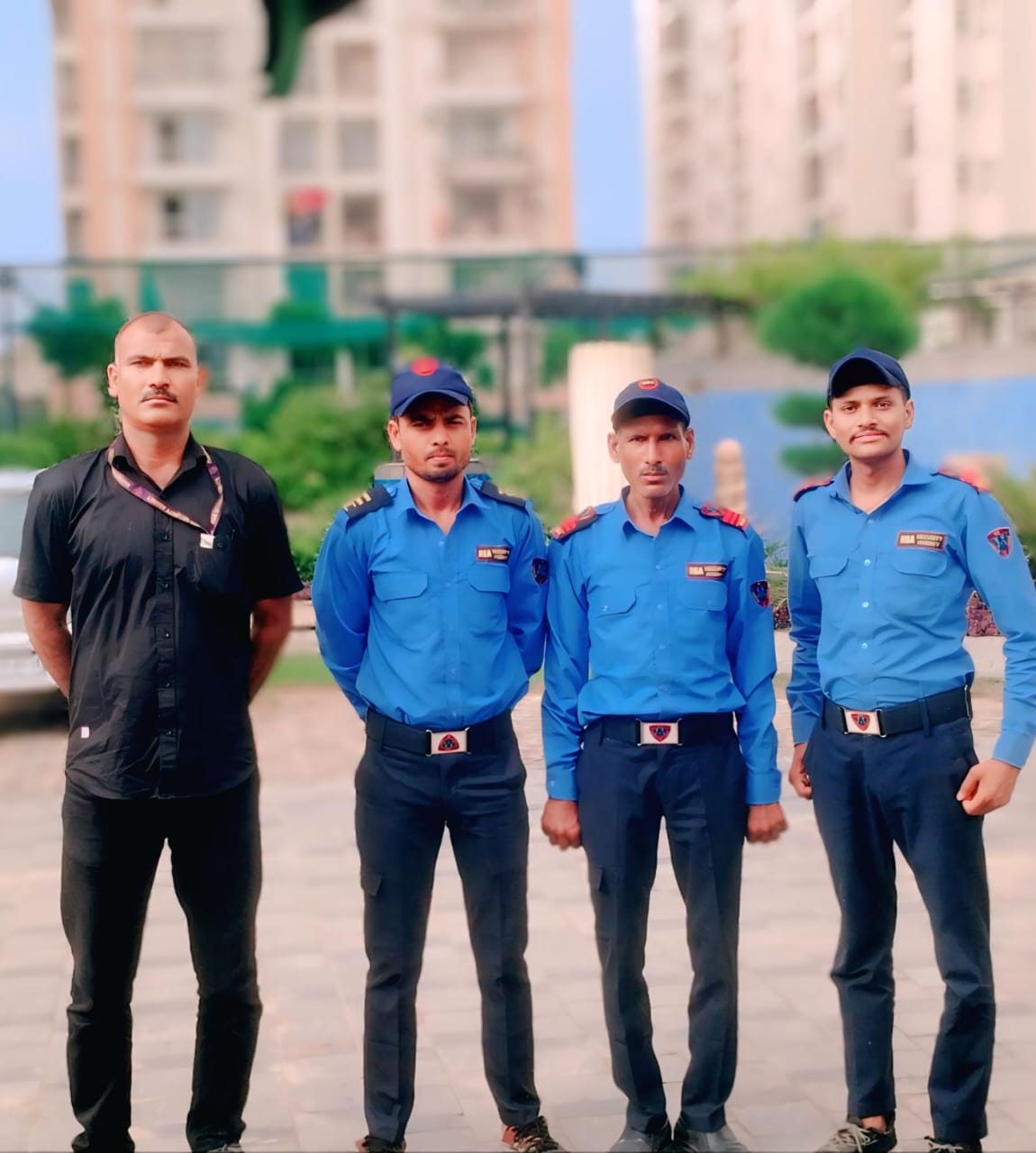 Guards at Industrial Plant