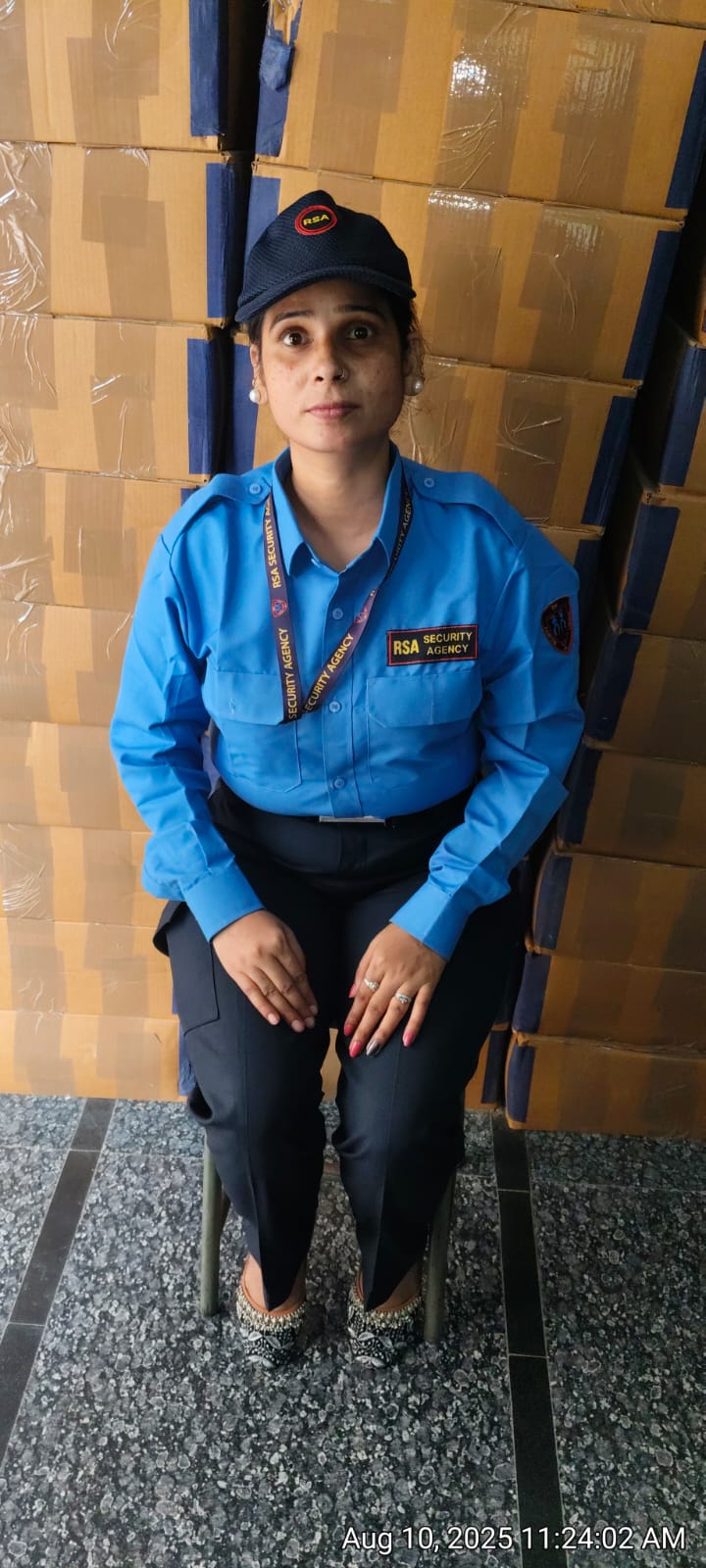 Guards at Industrial Plant