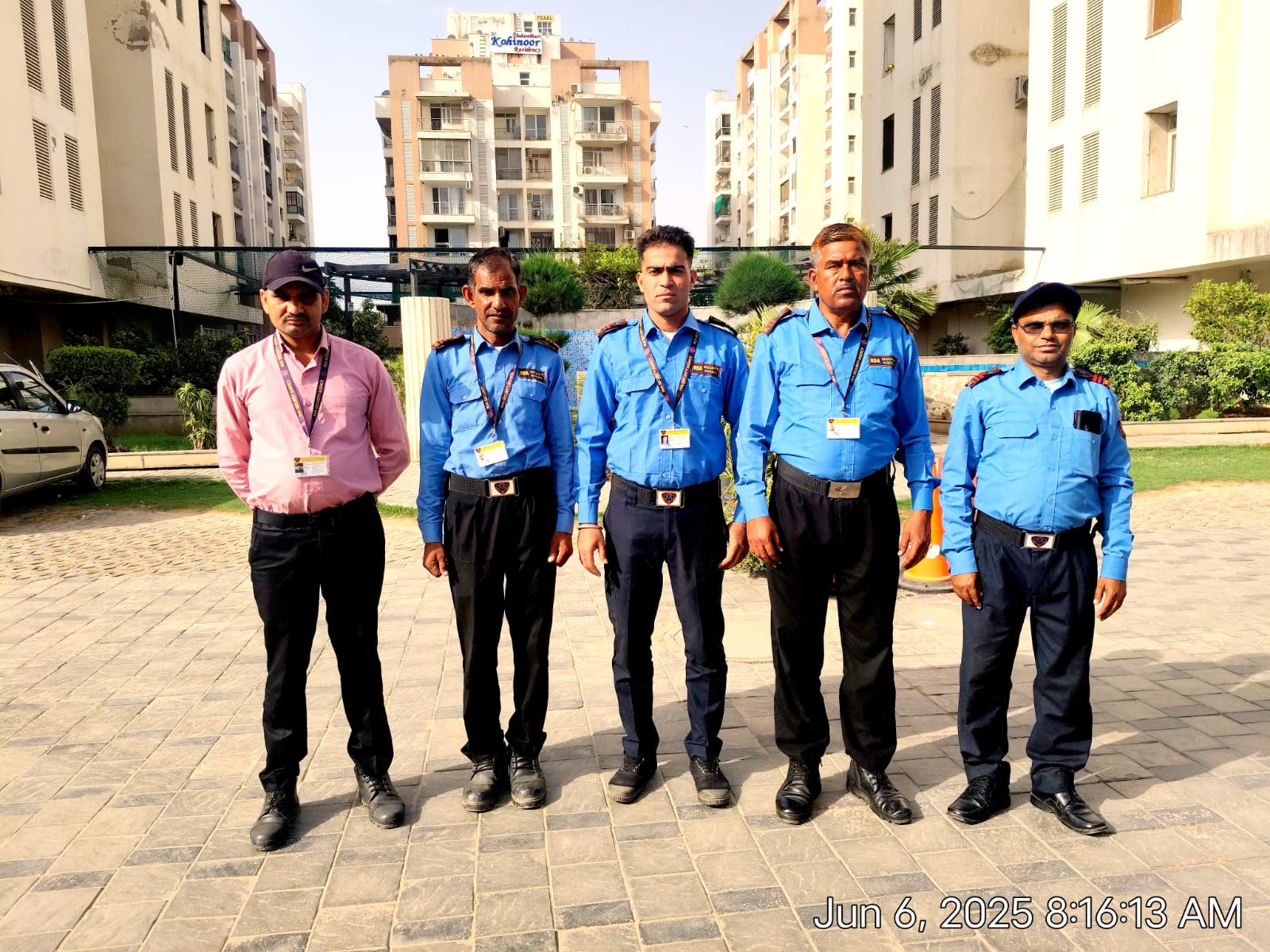 Guards at Industrial Plant