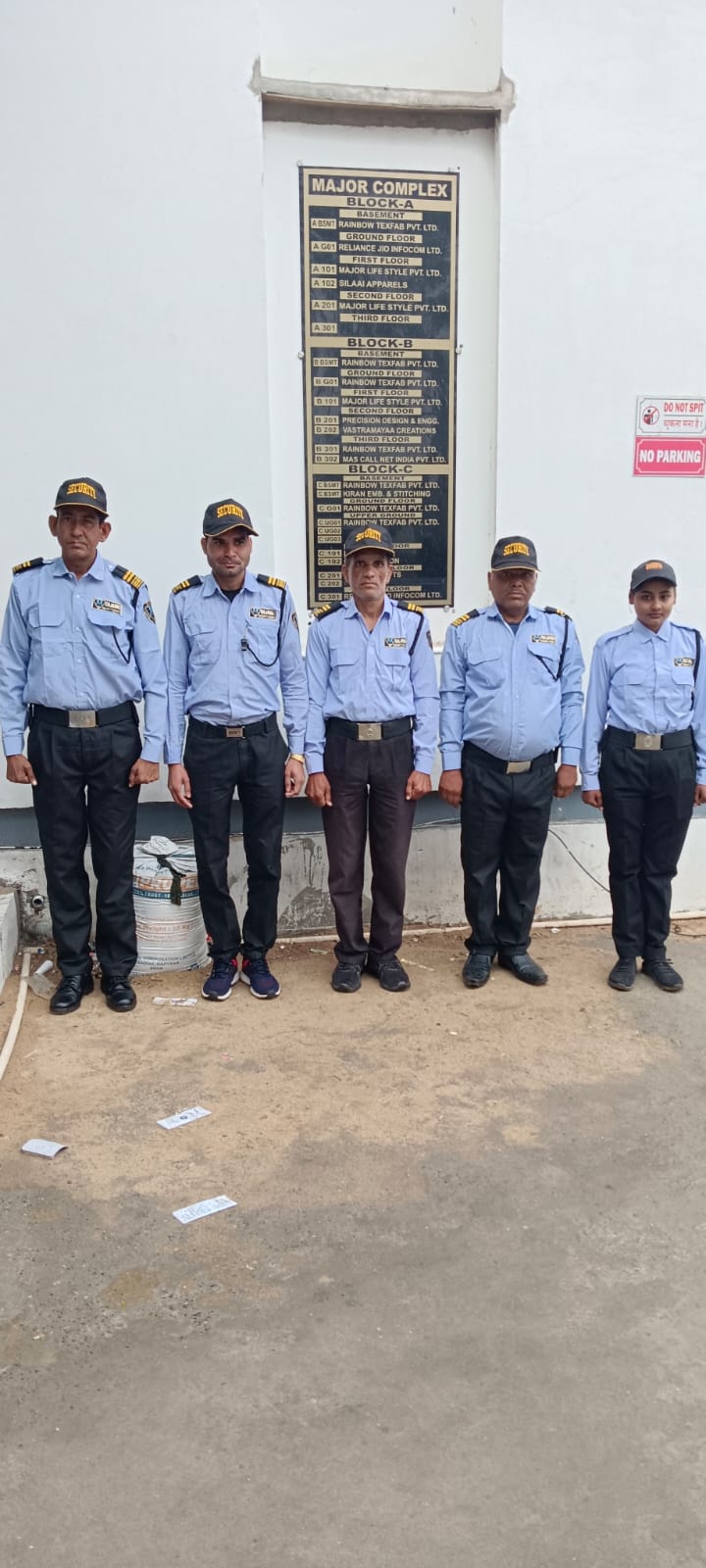 Security Guard Training Session